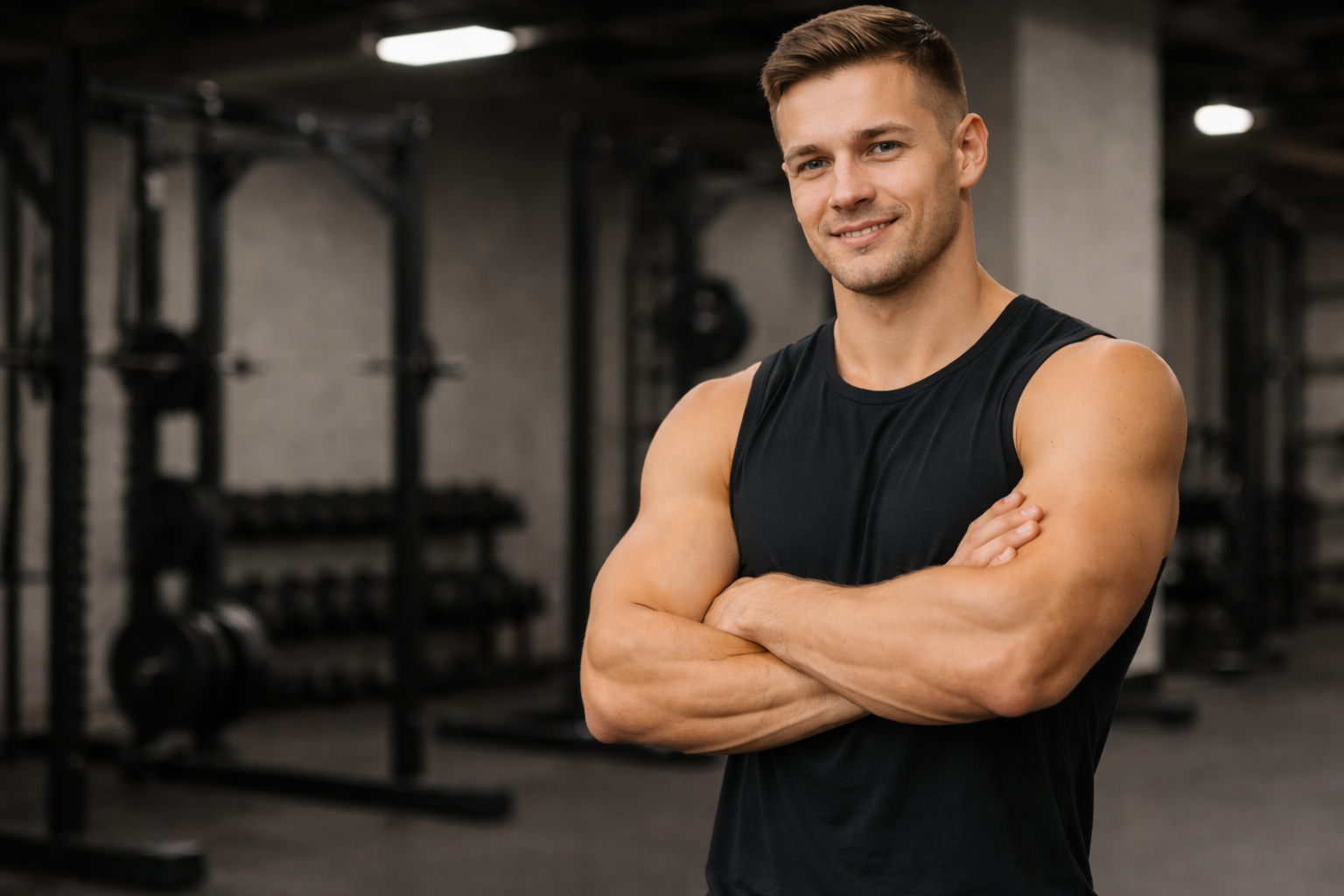 Stærk og selvsikker i fitnesscenteret