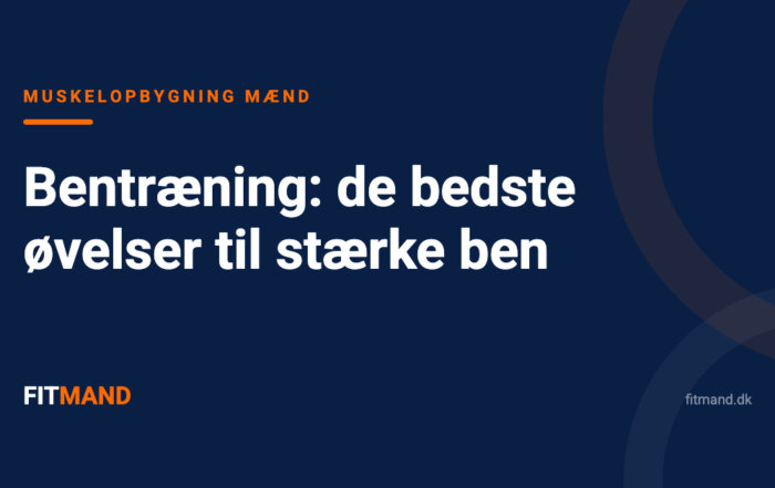 Bentræning: de bedste øvelser til stærke ben