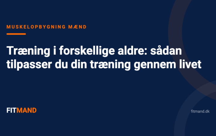 Træning i forskellige aldre: sådan tilpasser du din træning gennem livet